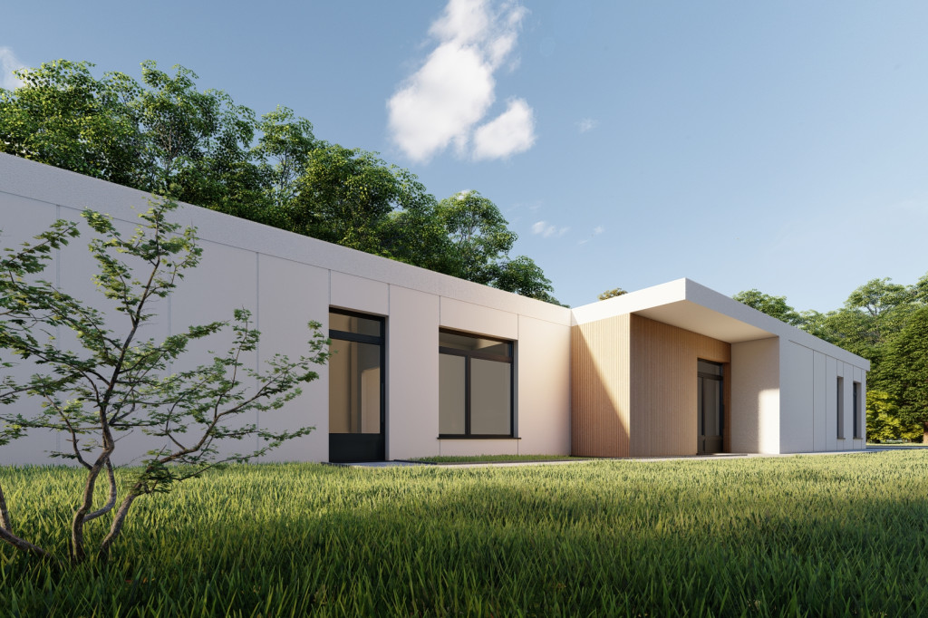 PM Architekci - budynek usługowy w Kobylnicy