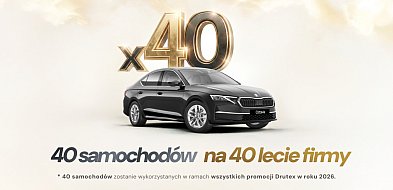 40 samochodów na 40-lecie – Drutex rozkręca wielką rywalizację!