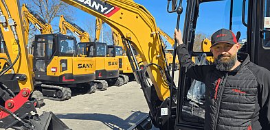 Chińskie koparki podbijają Pomorze. Piotr Nycz stawia na markę SANY