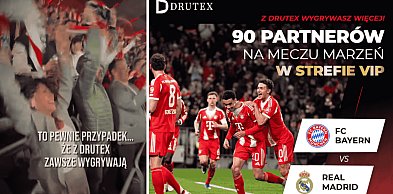 90 partnerów Druteksu przeżyło piłkarskie show w Monachium. Bayern wygrał z Realem