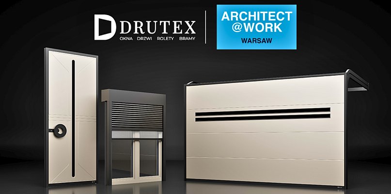 Drutex wchodzi na Architect@Work. Bytowska marka pokaże design drzwi architektom